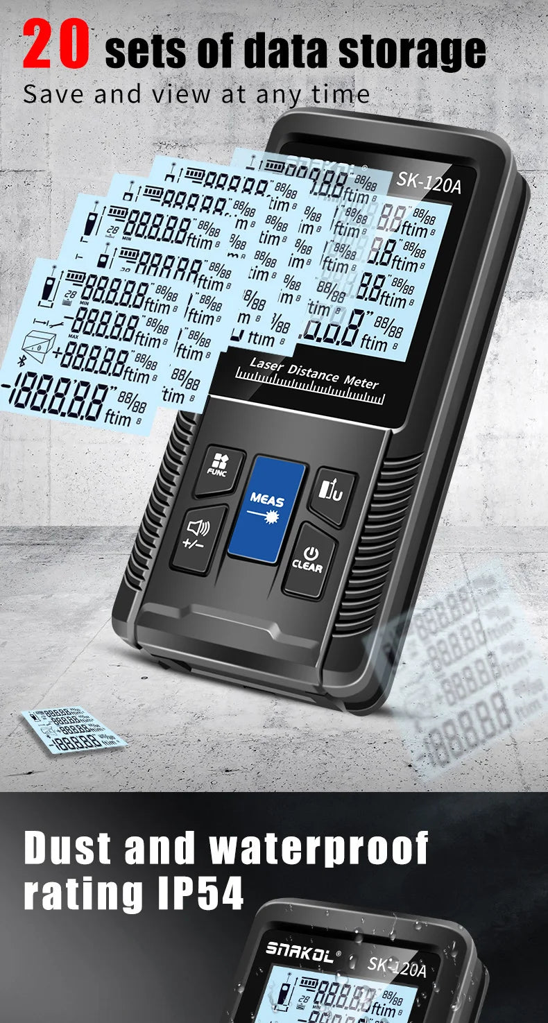Snakol Laser Distance Meter (40m-120m)