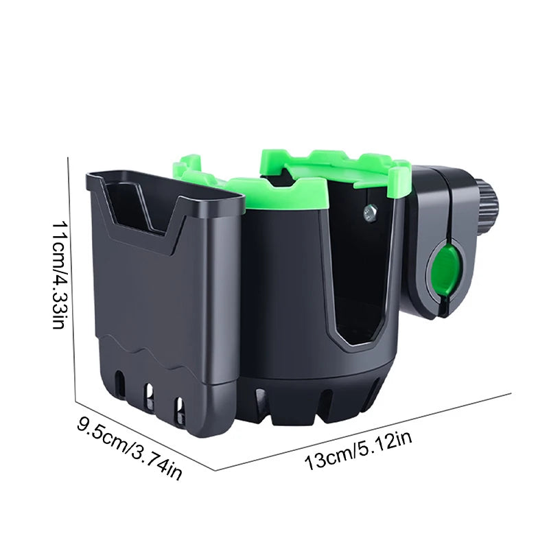 Multifunctional 2-in-1 Water Cup Holder & Mobile Phone Holder – Bicycle & Stroller Accessory