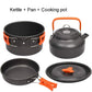 Camping Cookware Set for 2-3 People