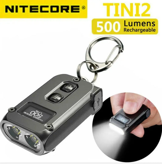 Nitecore TINI2 OLED 500 Lumens Keychain Flashlight