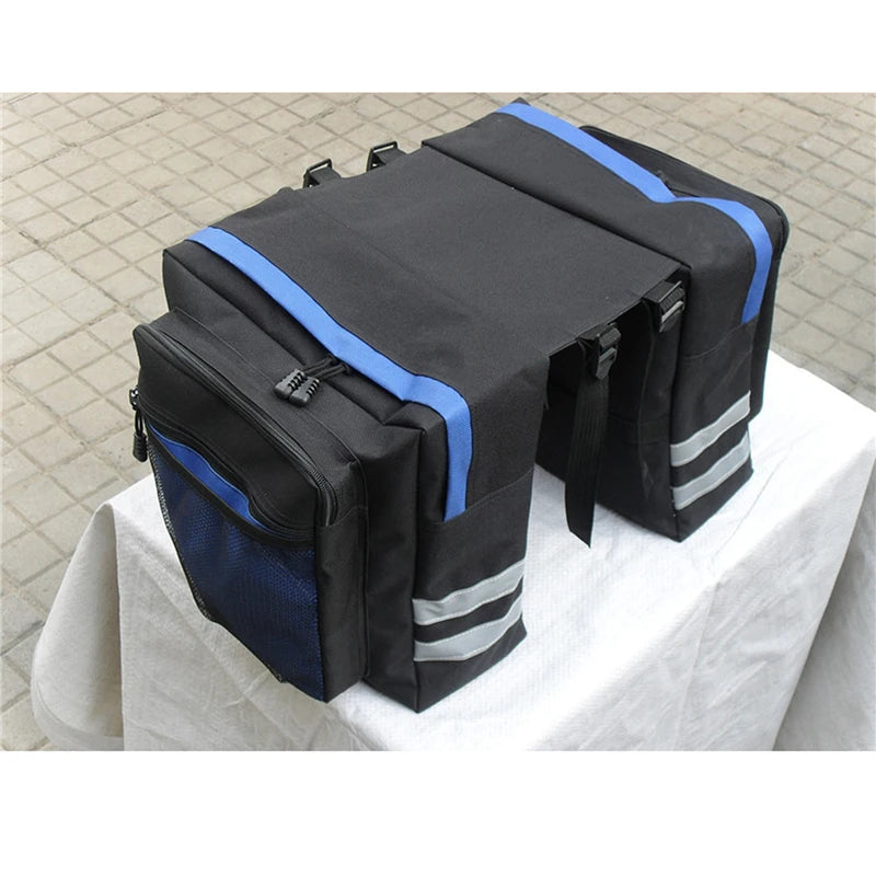 MTB Bicycle Rear Rack Carrier Bag – Double-Sided Pannier & Trunk Bag for Cycling & Travel