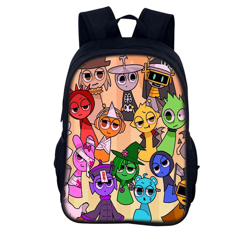 Sprunki Incredibox School Backpack – Stylish Student Bag & Christmas Gift