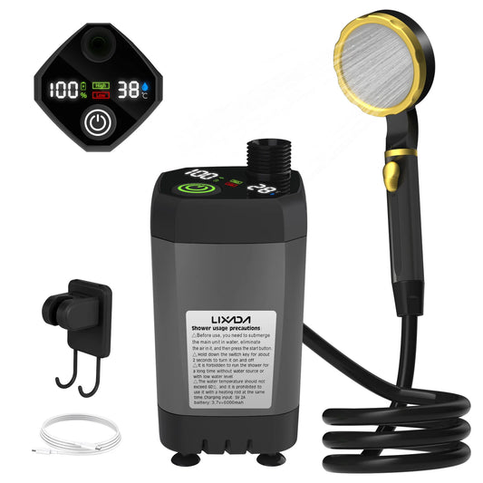 Camping Shower Pump Kit:  Complete Shower Kit