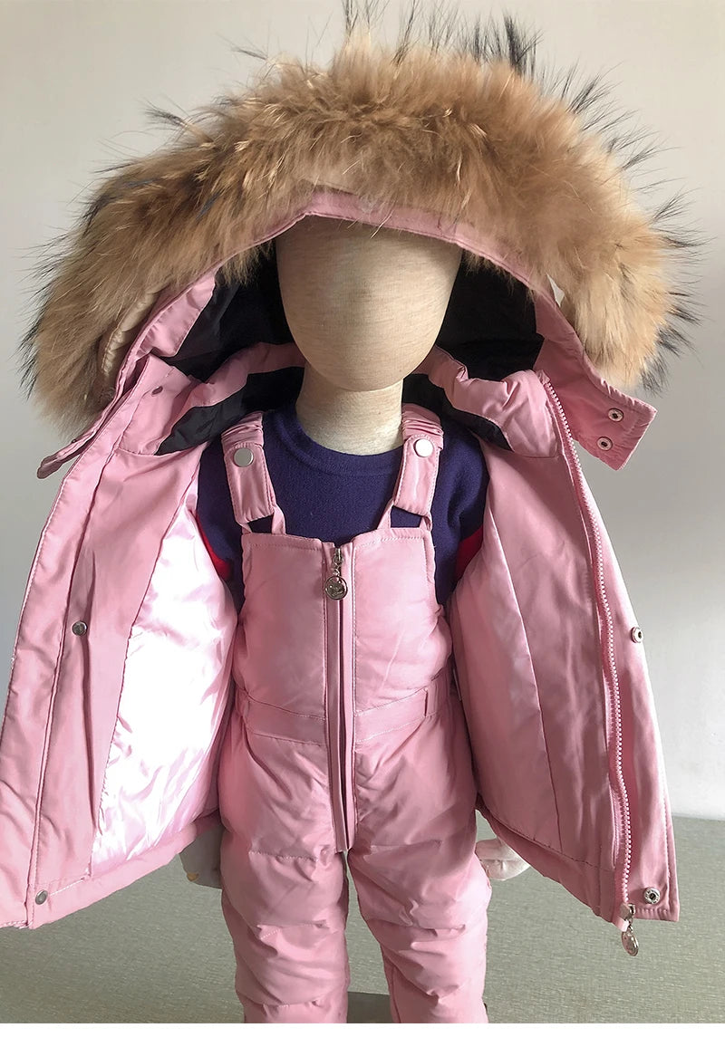 Children Down Suit Winter Warm Jacket