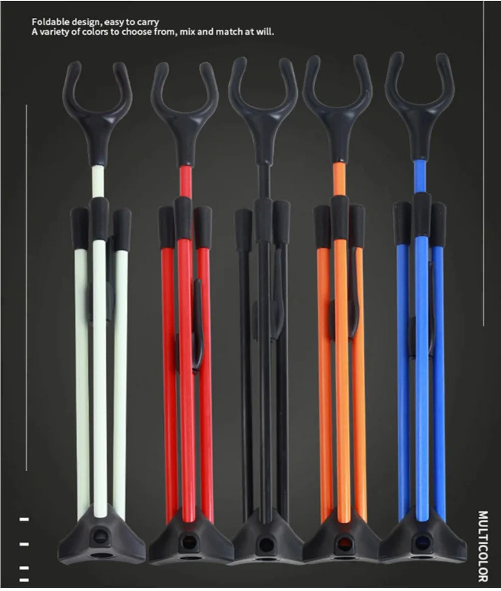 Bow Stand Foldable Archery Recurve Bow Stand Rack Holder