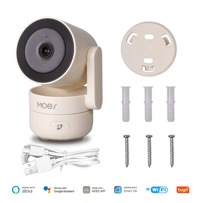 MOESTuya WiFi Indoor Pan/Tilt Smart Security Camera