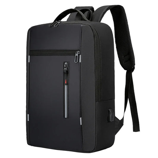 Waterproof Business Laptop Backpack with USB Charging Port