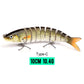 VTAVTA Sinking Jointed Crankbait 8-Segment Swimbait