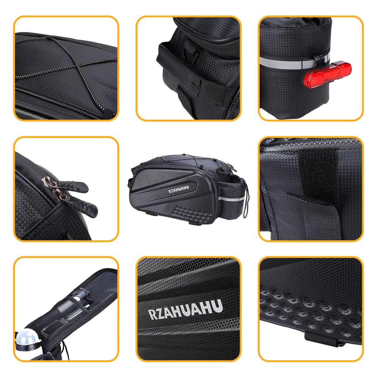 Large Capacity Bike Carrier Bag – Waterproof Bicycle Rear Pannier & Shoulder Handbag