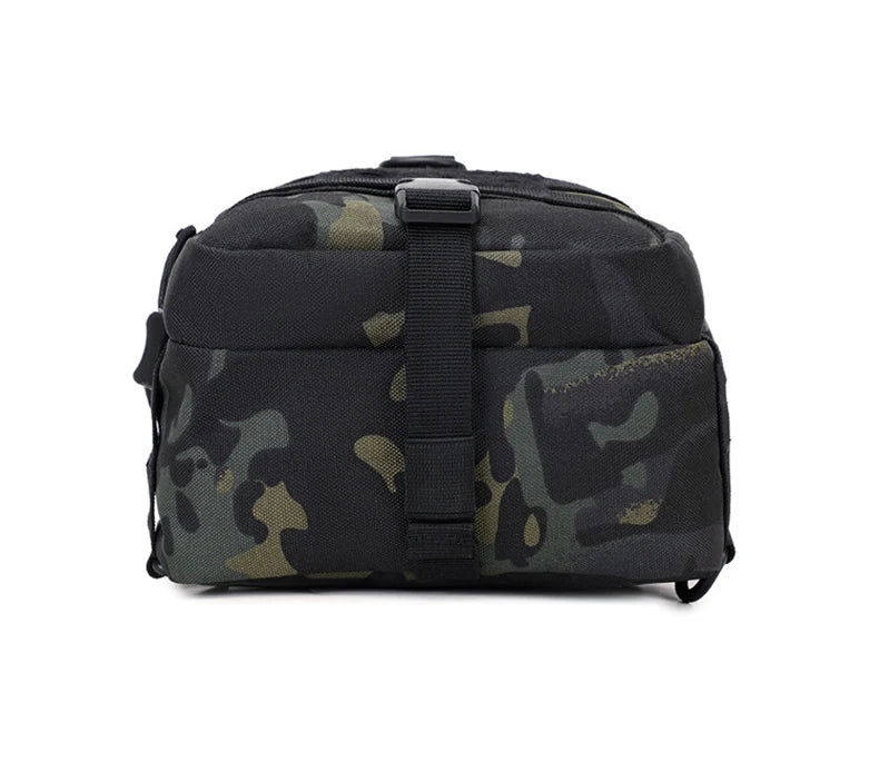 Tactical MOLLE Camping Chest Bag – Outdoor Hiking, Fishing, and Cycling Sling Pack