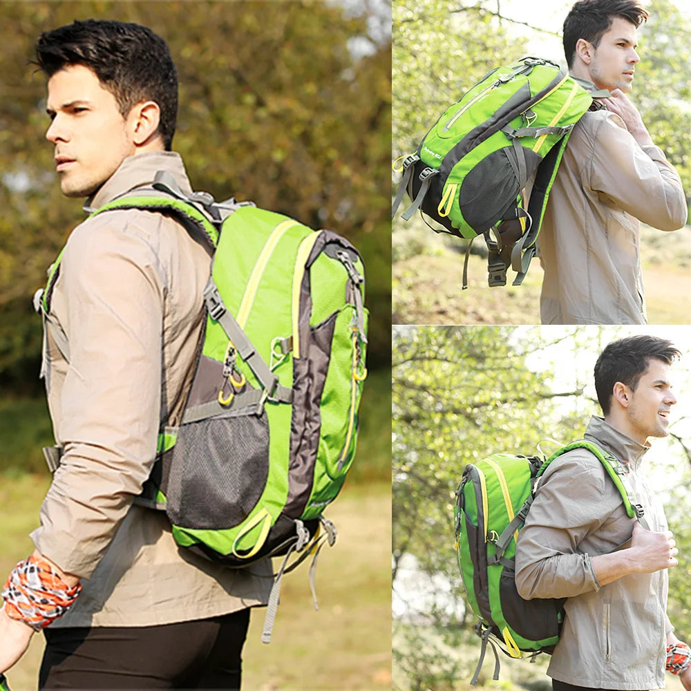 40L Water-Resistant Travel Backpack – Hiking, Camping, and Trekking Daypack for Men & Women