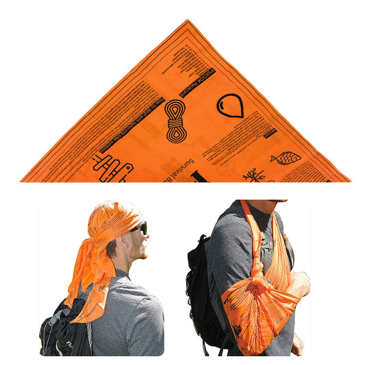 Survival Bandana - High Vis Orange