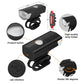 2218 Bike Light Set USB Rechargeable Front Light with Taillight