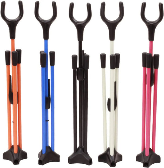 Bow Stand Foldable Archery Recurve Bow Stand Rack Holder