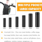 2-in-1 Bicycle Handlebar Phone Holder & Water Bottle Holder with Mesh Pocket