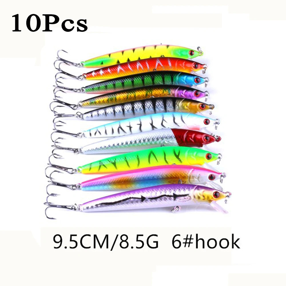 56/43/30/20/10/5Pcs Fishing Lures Kit