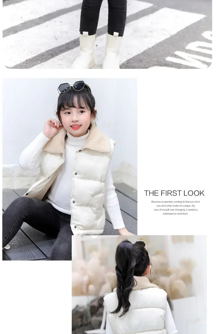 Kids Hooded Vest Jacket