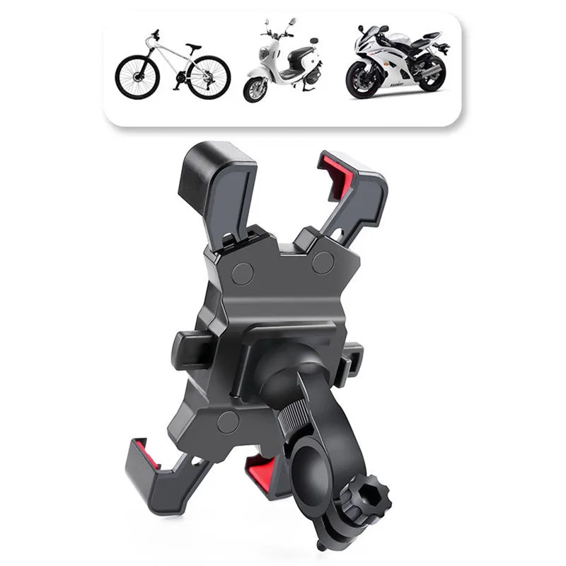 Bicycle Phone Holder Bike Accessories Motorcycle Adjustable Stand 360° Rotatable GPS Clip Cycling MTB Accessories Bikes Sports: