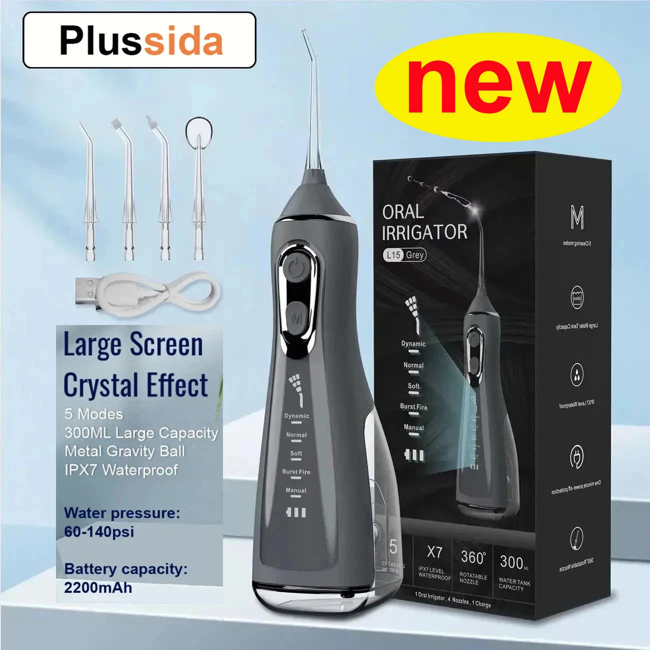 Oral Irrigator Portable Water Flosser