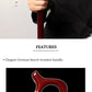97cm Red Wooden Handle 3-Pieces Walking Stick