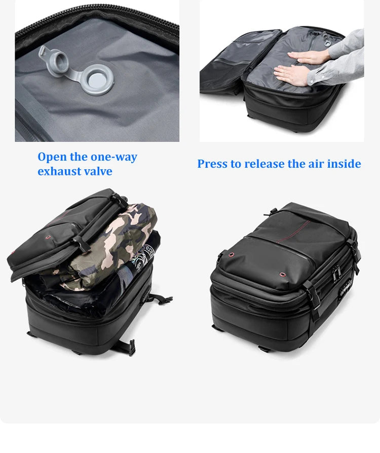 17-Inch Laptop Travel & Business Backpack with Vacuum Compression