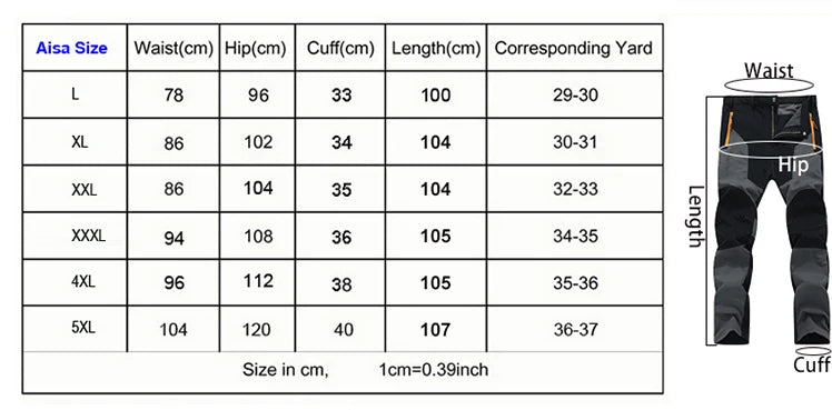 Men's Summer Hiking Pants