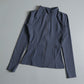 Yoga Wear Ladies Coat Round High Elastic Loose Exercise Yoga Long Sleeve