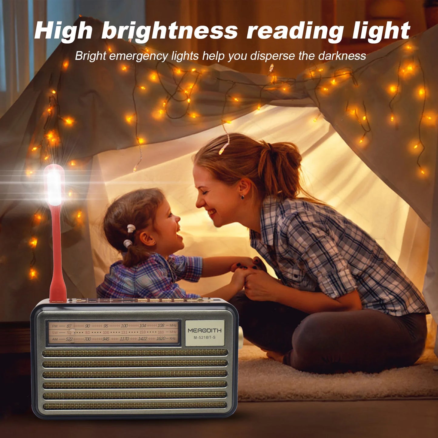 M-521BTS Multi-Function Solar Radio