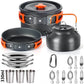 Camping Cookware Set for 2-3 People