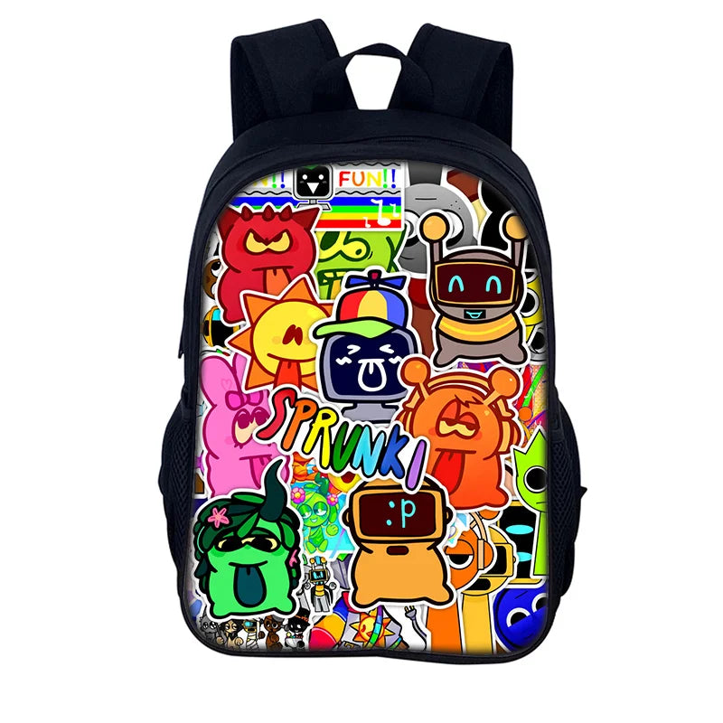 Sprunki Incredibox School Backpack – Stylish Student Bag & Christmas Gift