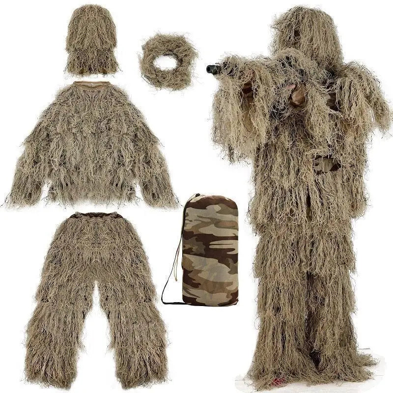 Ghillie Suit Unisex 2024 Camouflage Set