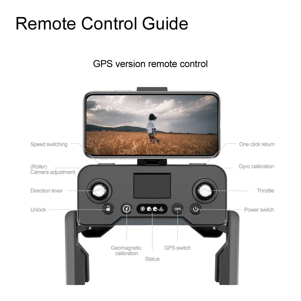 Xiaomi V168 Drone 8K 5G GPS Professional HD Aerial Photography Dual-Camera Drone