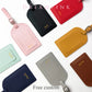 Custom Initials Luggage Tag – PU Travel Accessory