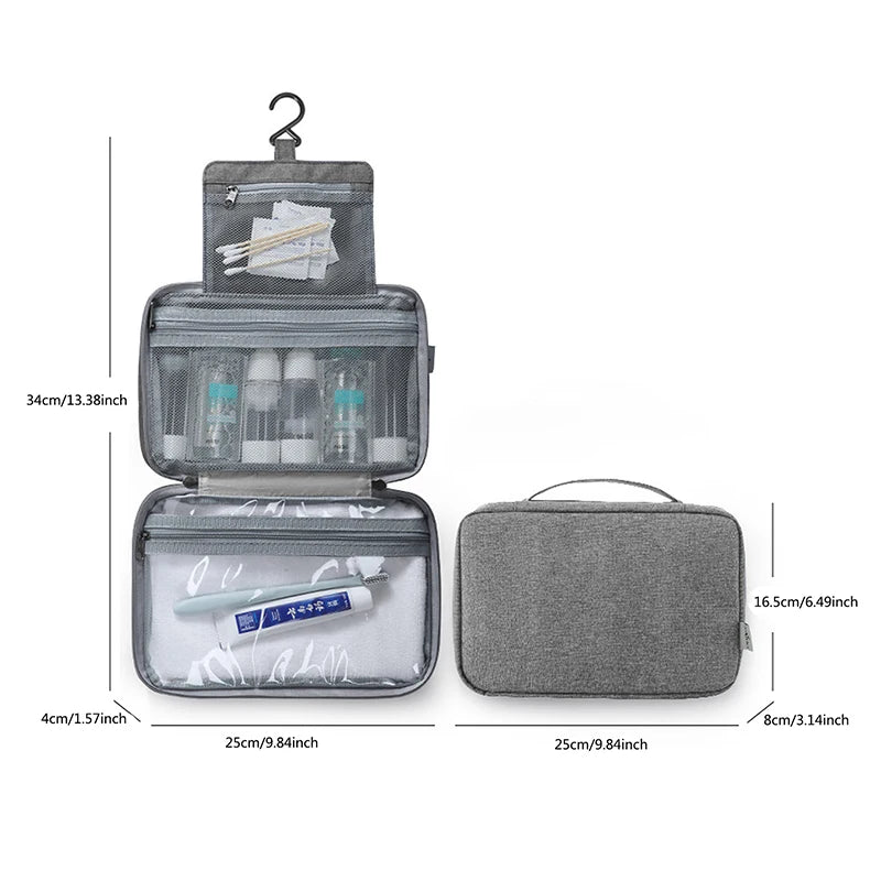 Travel Waterproof Hanging Toiletry Bag