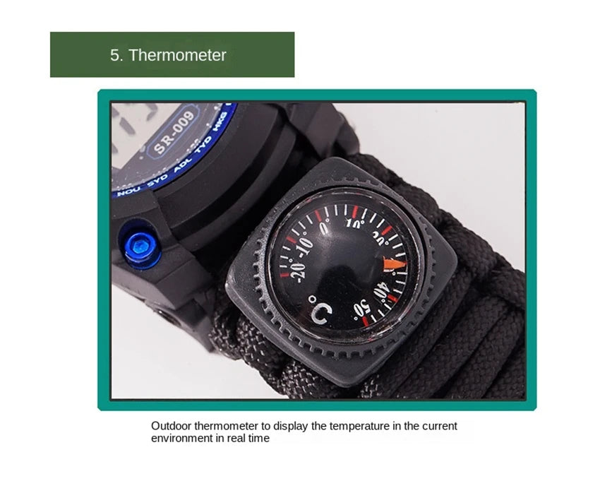 Outdoor Survival Watch Kit