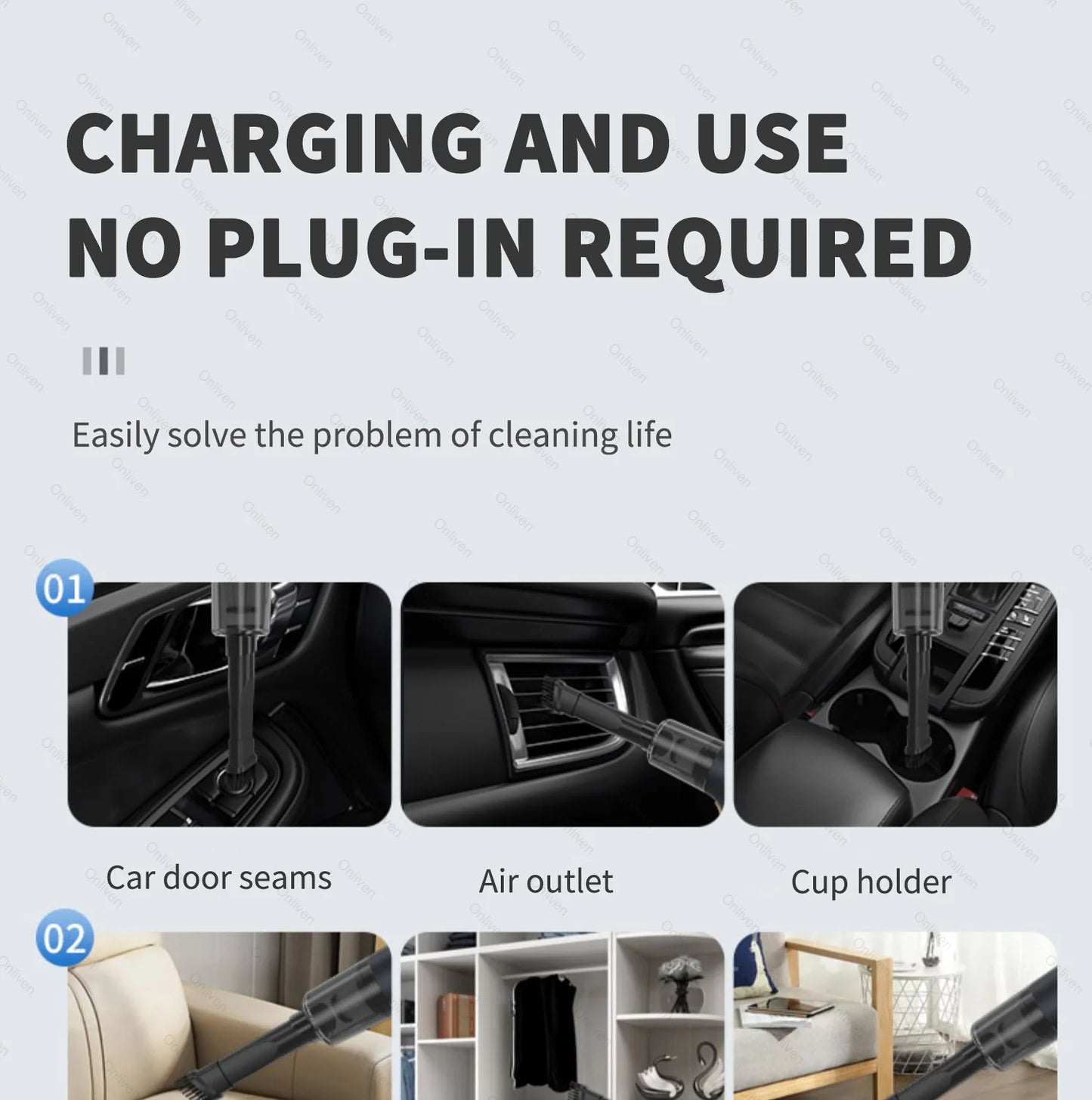 SZUK 98000PA Car Vacuum Cleaner