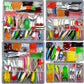Fishing Lure Kit Soft & Hard Bait Set