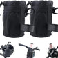 2-in-1 Bicycle Handlebar Phone Holder & Water Bottle Holder with Mesh Pocket