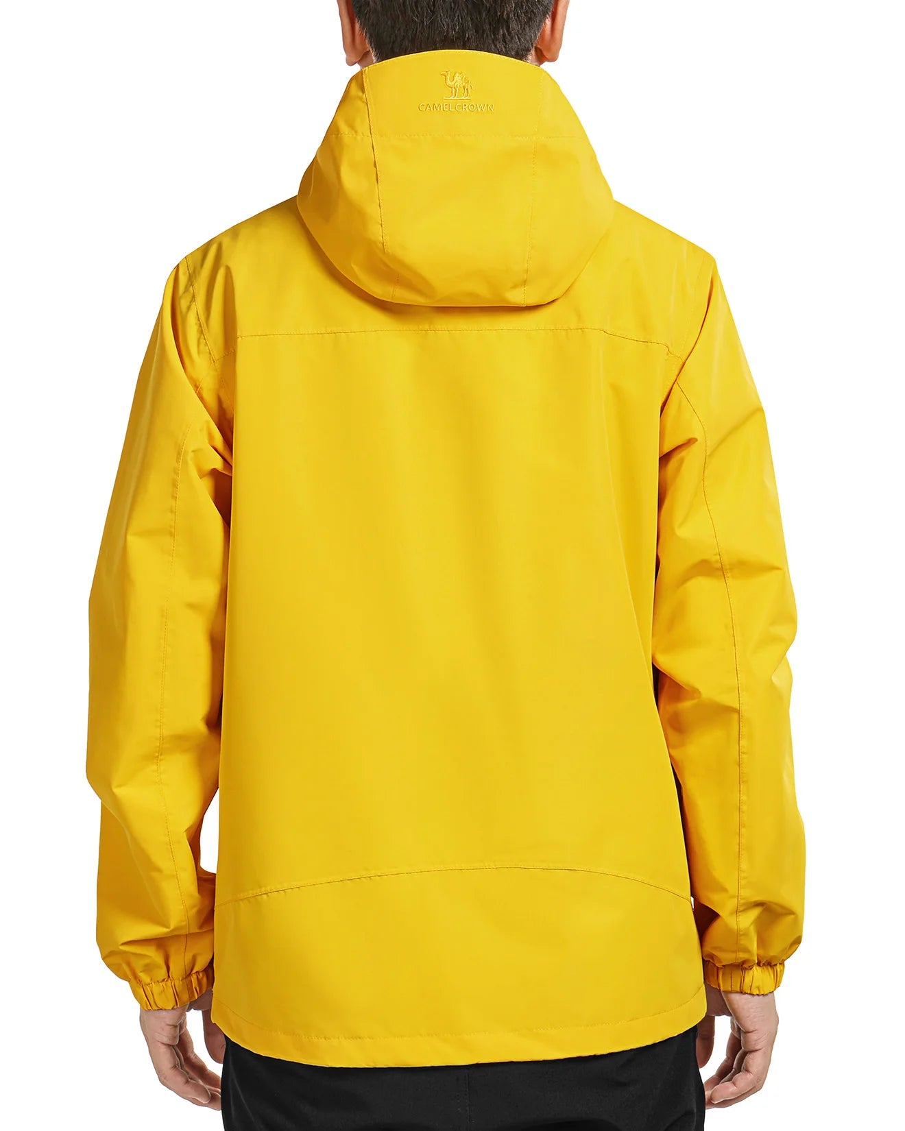GOLDEN CAMEL Men's Waterproof Softshell Jacket Lightweight Single Hooded Jacket