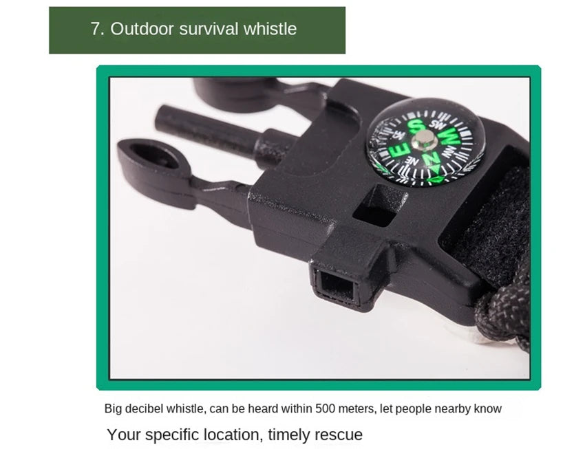 Outdoor Survival Watch Kit