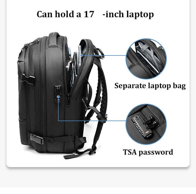 17-Inch Laptop Travel & Business Backpack with Vacuum Compression