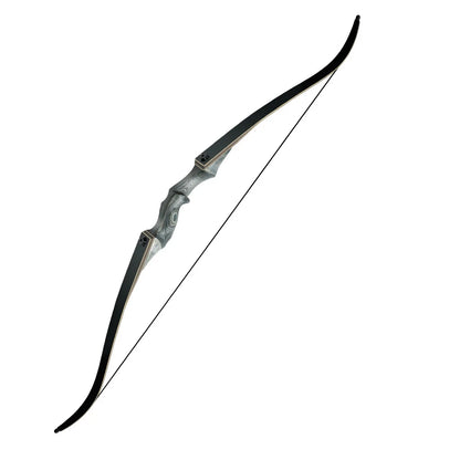 Black Hunter Takedown Recurve Bow 60-Inch with Bamboo Core Limbs
