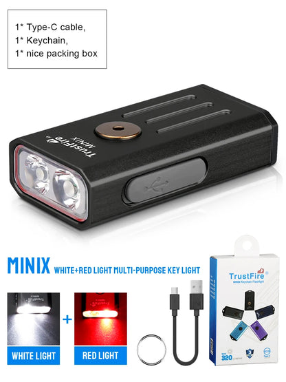 Trustfire Minix Mini EDC Flashlight Keychain