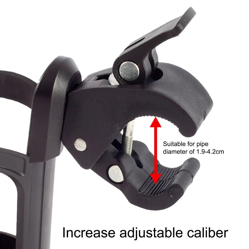 Multifunctional Bicycle & Stroller Water Bottle Holder – Handlebar Mount Cage
