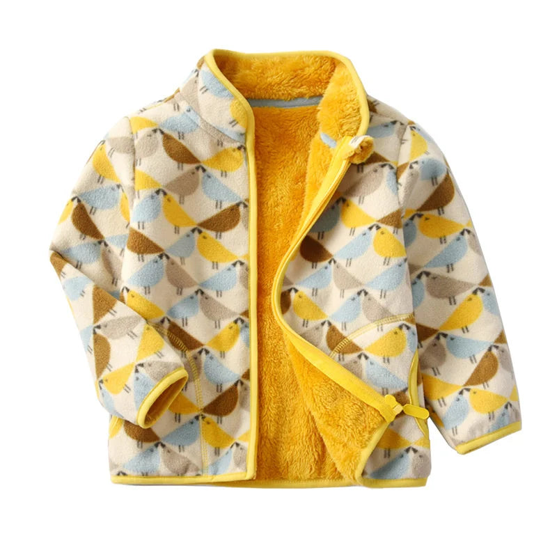 2-8T Camouflage Fleece Jackets for Boys & Girls