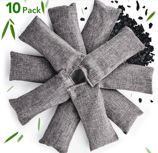10PCS Bamboo Charcoal Bags for Air Purification