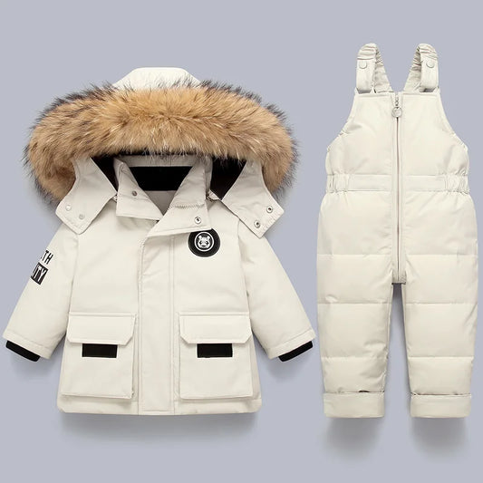 Children Down Suit Winter Warm Jacket