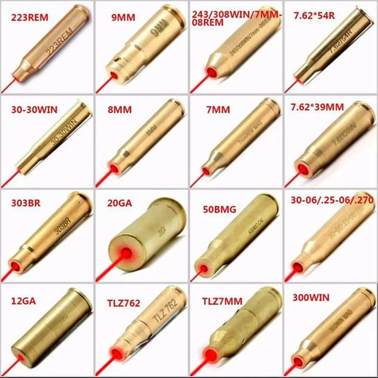 Tactical Red Laser Bore Sighter Calibrator