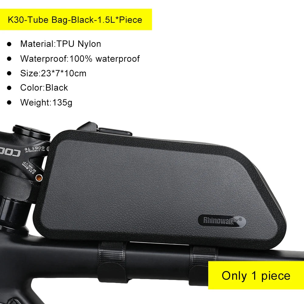 Rhinowalk Bike Bag Set – Waterproof Handlebar, Pannier & Saddle Bags for MTB & Road Bikes