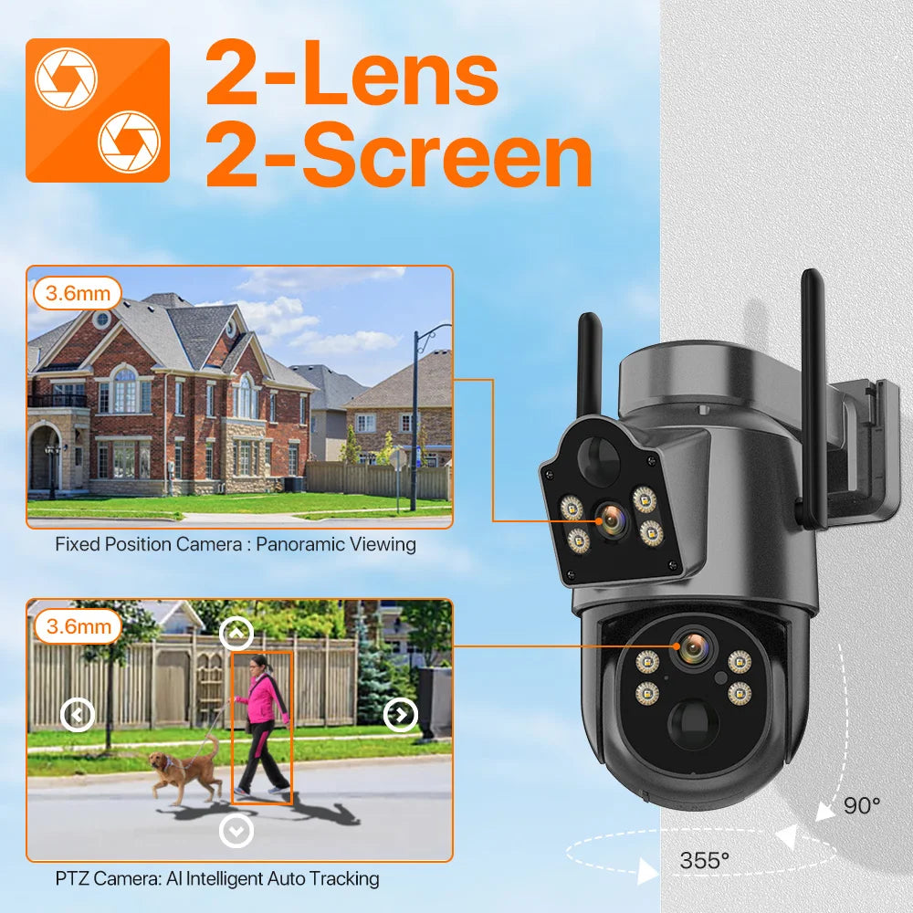 4K HD Solar WiFi Camera Outdoor